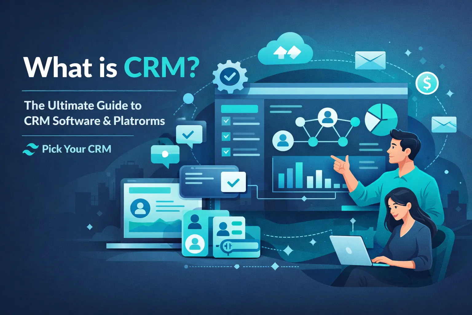 CRM Software Platform Dashboard